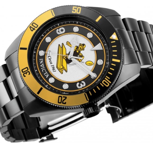 Invicta NFL Pittsburgh Steelers Ltd Edition Men's Watch Vintage Mascot (BLING) - Picture 2 of 5